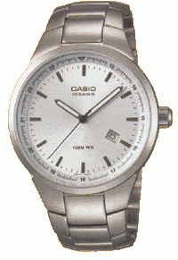 reloj casio para caballero caja de acero inoxidable correa de acero inoxidable calendario resistente 100m al agua movimiento cuarzo tamaño de 41 mm caja cristal mineral 2 años de garantia. 120.000